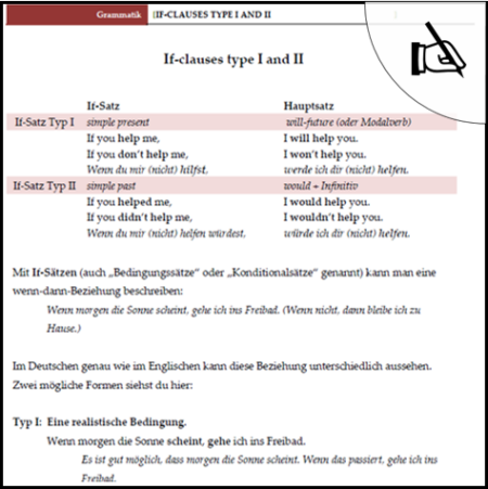 Arbeitsblatt if-clauses