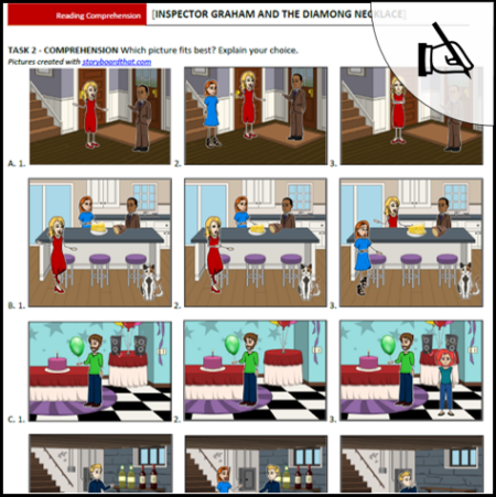 arbeitsblatt diamond necklace