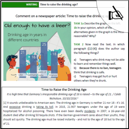 Arbeitsblatt time to raise the drinking age