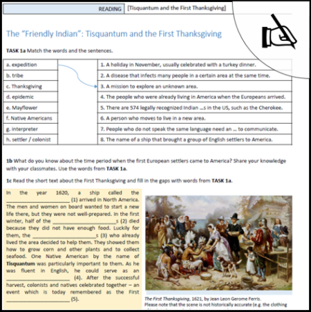 Arbeitsblatt Tisquantum