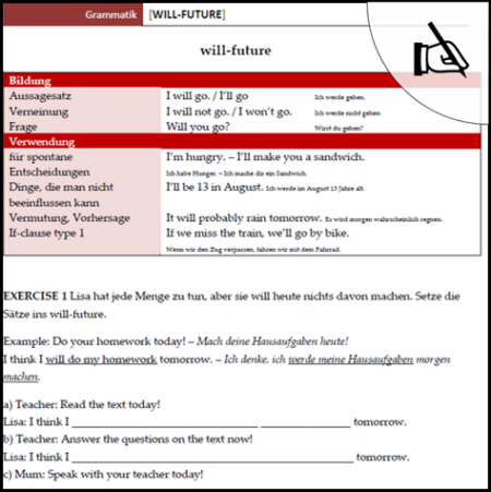 Arbeitsblatt will-future